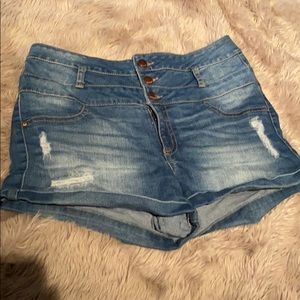 High waisted shorts